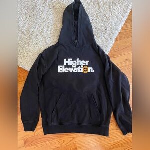 Black overtime Higher Elevation Hoodie size L great condition